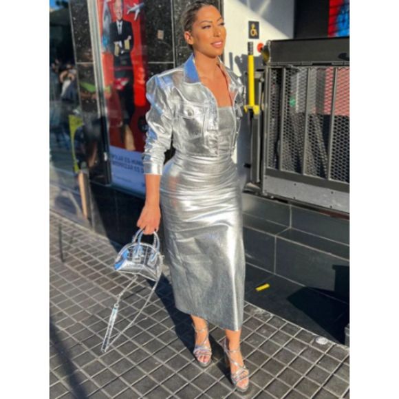 NWT Zara silver metallic cropped jacket - Picture 3 of 11